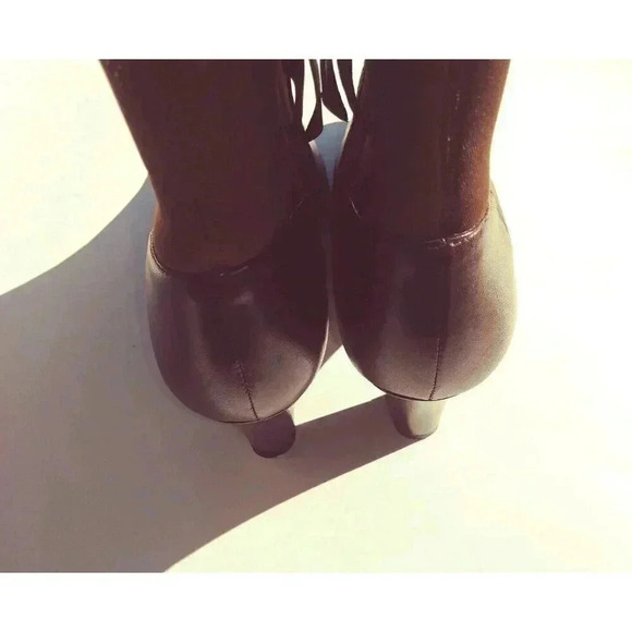 Trotter Brown Upper Leather Boots Sz7.5 SS - Picture 5 of 8